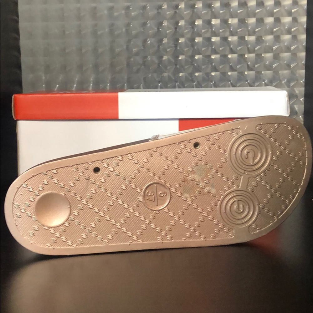 Rosegold Slides Clear Slides Flip Flops Sandals - Picture 5 of 6